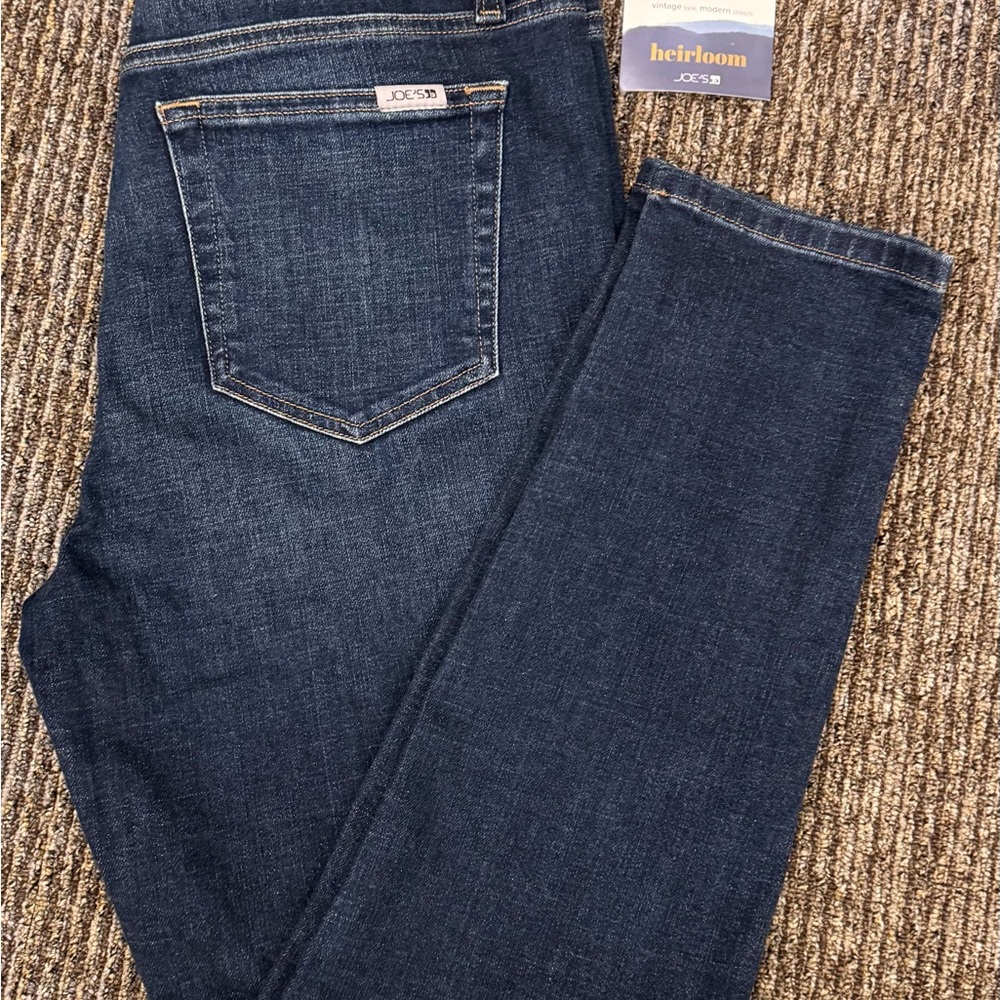 Joe's Jeans Nina high rise, skinny Women's Dark Blue Denim Jeans